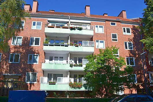 Solide Kapitalanlage in Kiel-Hassee - vermietete 3-Zimmer-ETW mit Wohnküche und Balkon